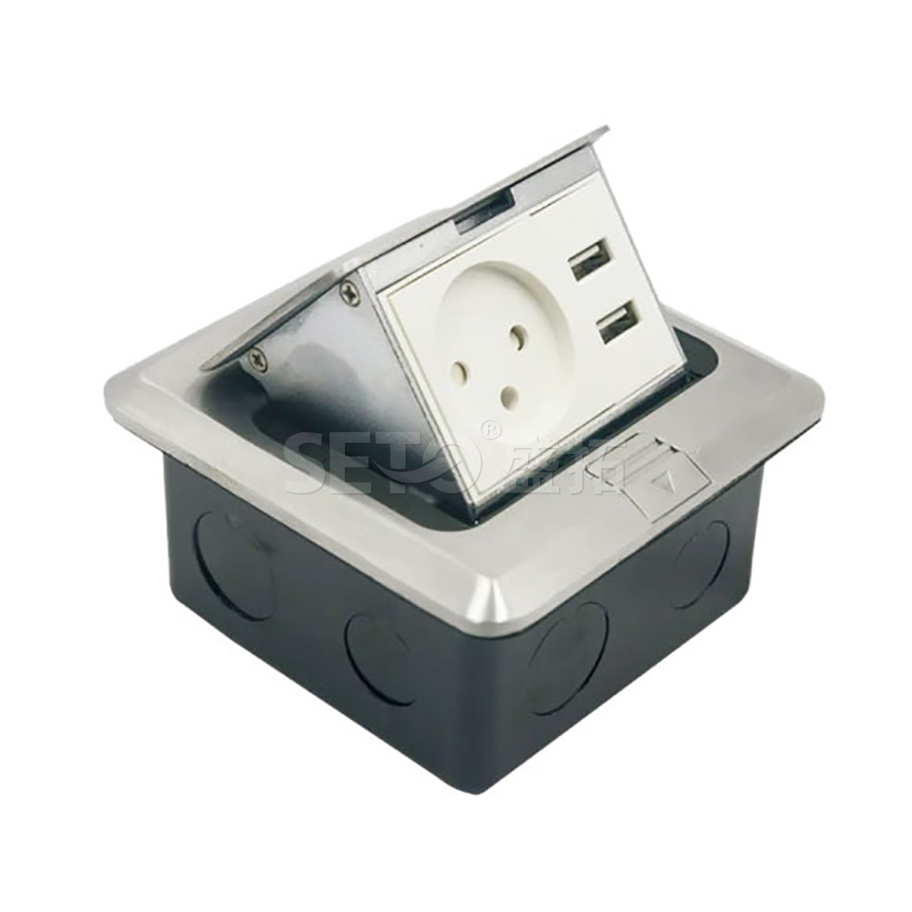 Pop-up USB+FR Power Socket