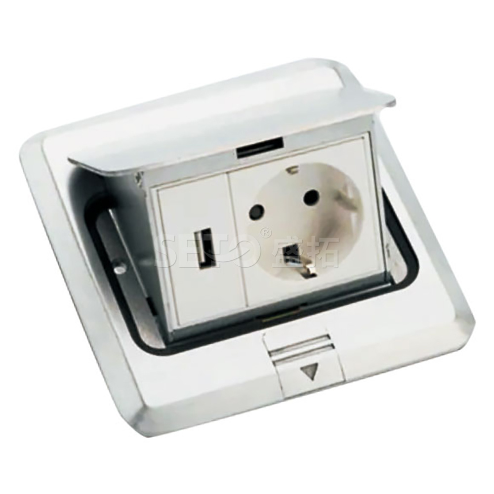 Pop-up USB+EU Power Socker