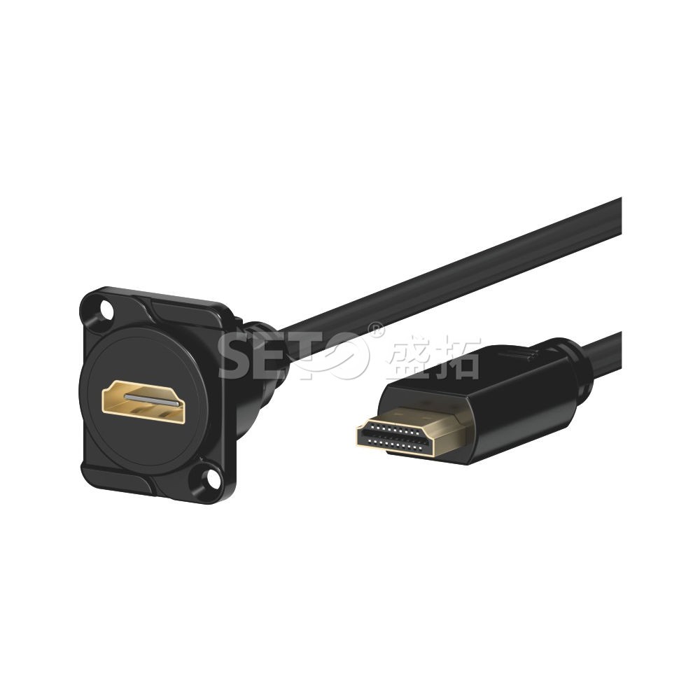 HDMI F-M 0.25m/0.5m/1m/2m Cable Customizable
