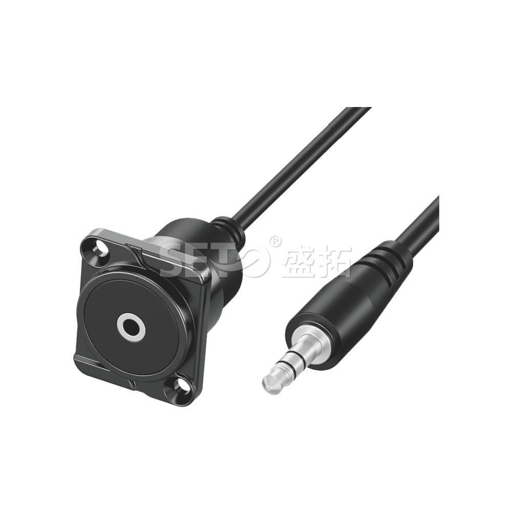 3.5 Audio F-M 0.25m/0.5m/1m/2m Cable Customizable